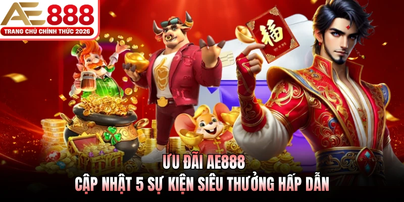 Ưu Đãi AE888 - Cập Nhật 5 Sự Kiện Siêu Thưởng Hấp Dẫn 1 Ưu Đãi AE888 - Cập Nhật 5 Sự Kiện Siêu Thưởng Hấp Dẫn